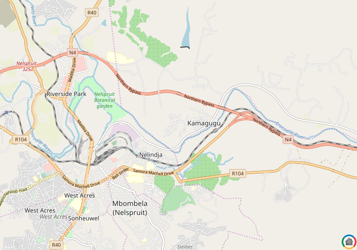 Map location of Kamagugu